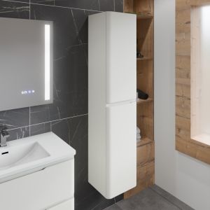 Colonne de salle de bain IVORY - Blanc cassé mat