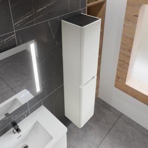 Colonne de salle de bain IVORY - Blanc cassé mat