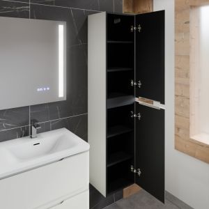Colonne de salle de bain IVORY - Blanc cassé mat
