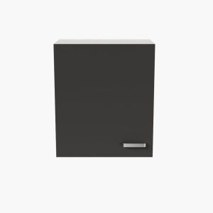 Meuble haut de cuisine - 60 cm - Porte coloris noir mat