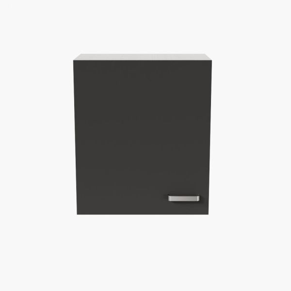 Meuble haut de cuisine - 60 cm - Porte coloris noir mat