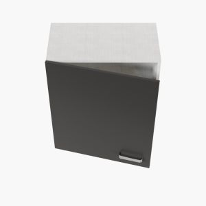 Meuble haut de cuisine - 60 cm - Porte coloris noir mat