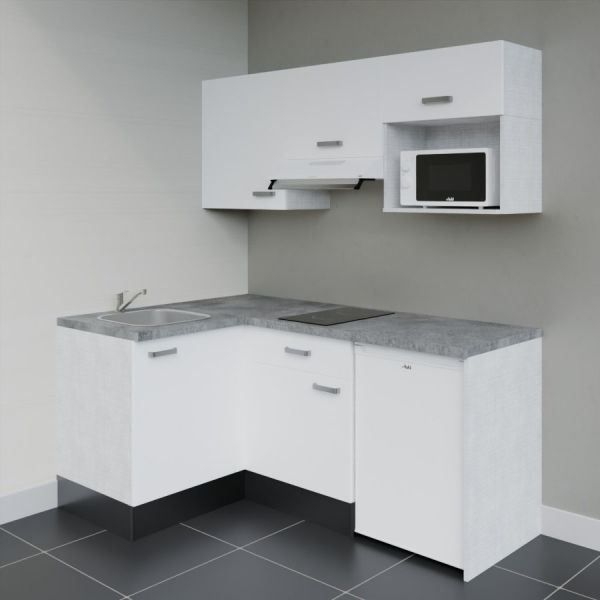 Kitchenette d'angle KA03L-PT électroménager inclus