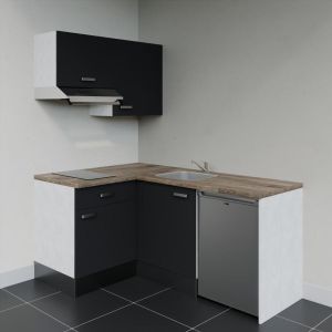 Kitchenette d'angle KA02L-PT électroménager inclus