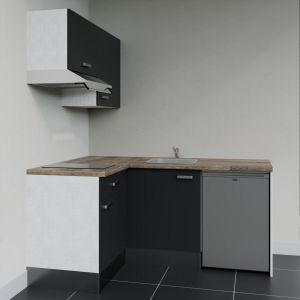 Kitchenette d'angle KA02L-PT électroménager inclus