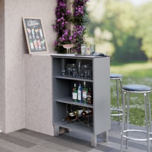 Meuble bar complet K19 pour cuisine d'extérieur - 65 cm