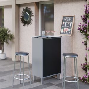 Meuble bar complet K19 pour cuisine d'extérieur - 65 cm
