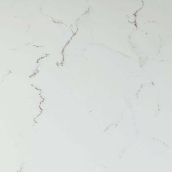 Dalles murales étanches pour salle de bain HYDRA - Blanc marbré - 60 x 40 cm