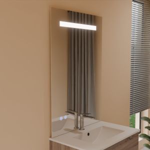 Miroir lumineux ELEG PLUS 70x105 cm - LED réglable, antibuée, interrupteur sensitif