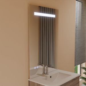 Miroir lumineux ELEG PLUS 70x105 cm - LED réglable, antibuée, interrupteur sensitif