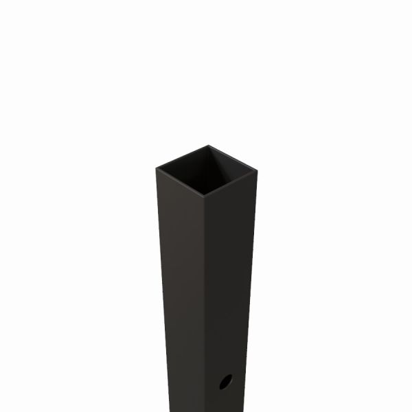 Extenseur pour paroi de douche noir mat - 25x25 mm