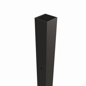 Extenseur pour paroi de douche noir mat - 25x25 mm