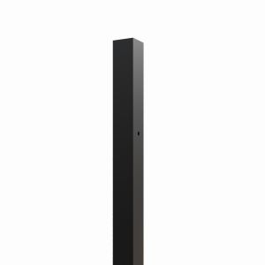 Extenseur pour paroi de douche noir mat - 25x25 mm