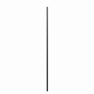 Extenseur pour paroi de douche noir mat - 25x25 mm