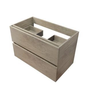 Caisson de salle de bain ROSALY INOX - 80 cm