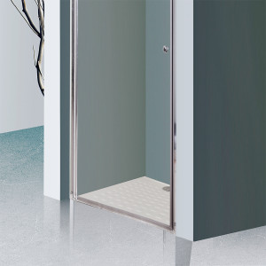 Porte de douche pivotante DYLANE sans cadre 80 cm - 6mm