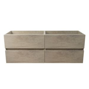 Caisson de salle de bain ROSALY INOX - 140 cm