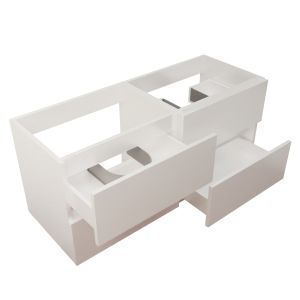 Caisson de salle de bain ROSALY INOX - 120 cm