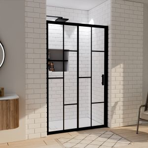 Paroi de douche coulissante verrière ATELIA  120 cm Paroi de douche coulissante verrière ATELIA120 cm
