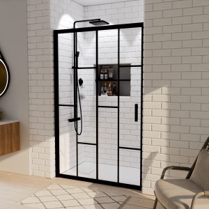 Paroi de douche coulissante verrière ATELIA  120 cm Paroi de douche coulissante verrière ATELIA120 cm