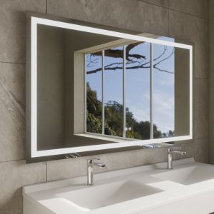 Miroir LED modulable et antibuée VISTA PLUS - 140x80 cm