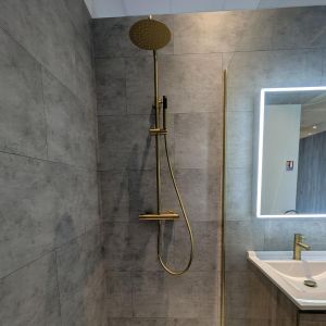 Combiné de douche et douchette GLOBE - Doré