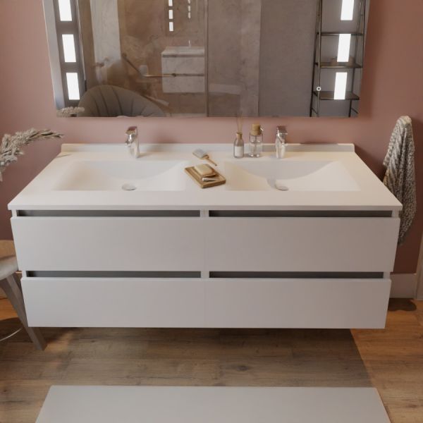 Meuble double vasque ARLEQUIN 140 cm