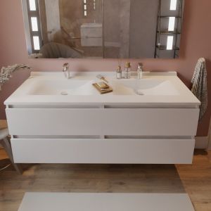 Meuble double vasque ARLEQUIN 140 cm