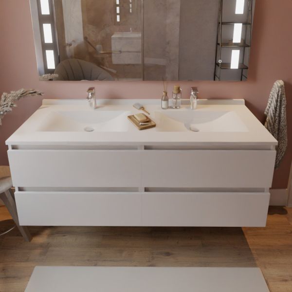 Meuble double vasque ARLEQUIN 140 cm