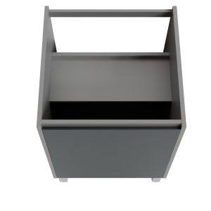 Meuble cuisine extérieure en inox avec tablette amovible 