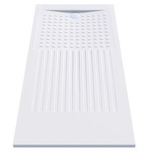 Receveur de douche blanc découpable 3.5cm OASIS - 170x70cm