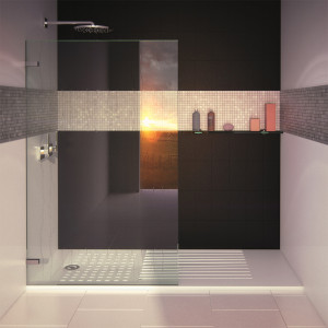 Receveur de douche blanc découpable 3.5cm OASIS - 170x70cm