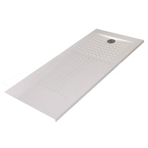 Receveur de douche blanc découpable 3.5cm OASIS - 170x70cm