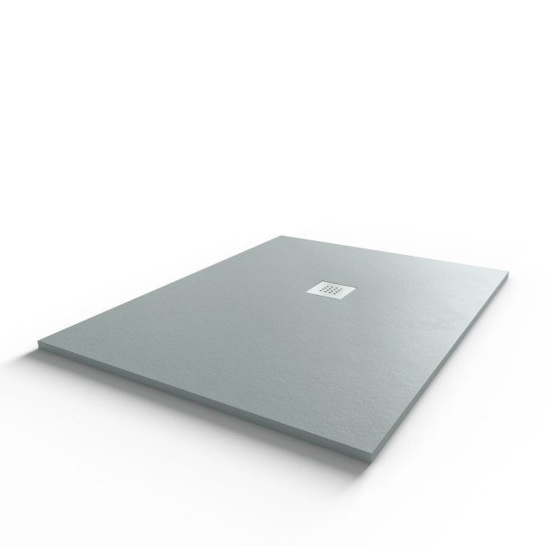 Receveur de douche gris béton extraplat 2.2cm SLIMMER - 120x90cm