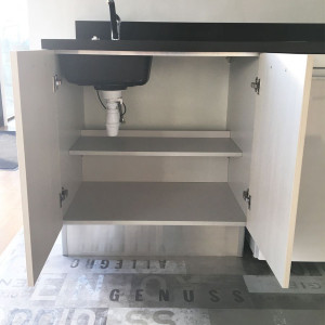 Kitchenette K17 - 140 cm avec emplacement réfrigérateur