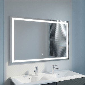 Miroir éclairant VISTA 120x80 cm - éclairage LED et interrupteur sensitif