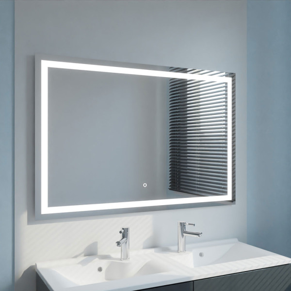 Miroir LED avec antibuée et interrupteur sensitif VISTA 120x80 cm