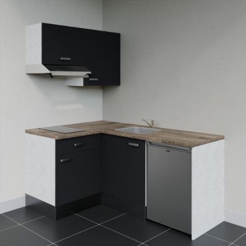 Kitchenette d'angle KA02L-PT électroménager inclus