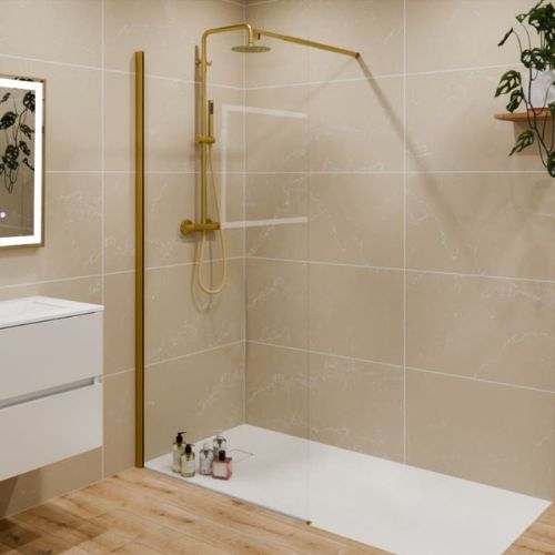 Comment bien choisir sa paroi de douche : Paroi de douche fixe 