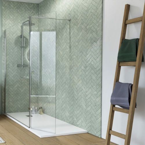 Paroi de douche fixe pour salle de bain 