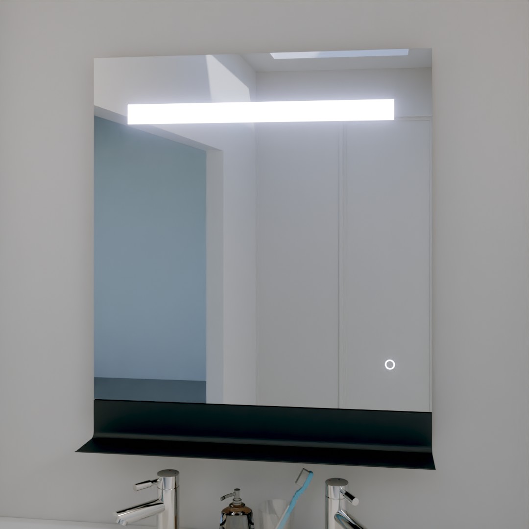 miroir salle de bain éclairage led etal