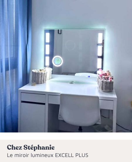 Miroir Led pour coiffeuse - Collection Excell Plus - Cuisibane