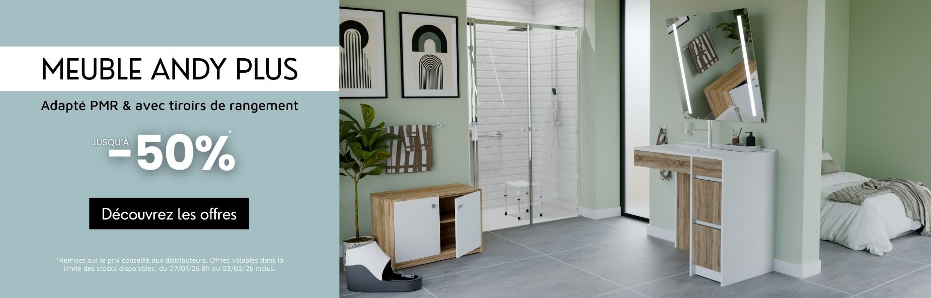 Meuble PMR de Salle de bain_Collection Andy Plus_du 21/01/26 au 03/02/26