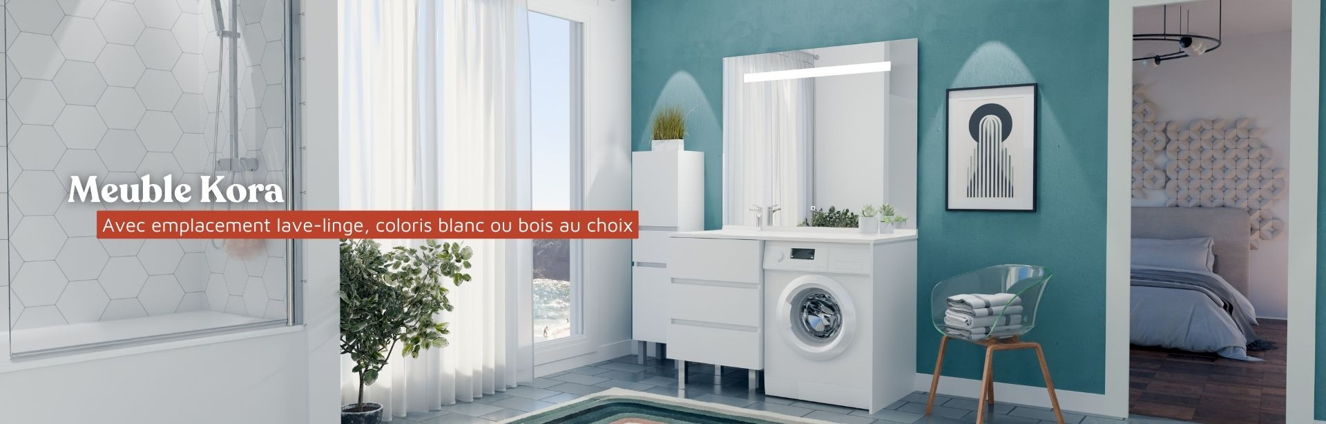 Meuble lave-linge_Collection Kora_du 19/12 au 06/01