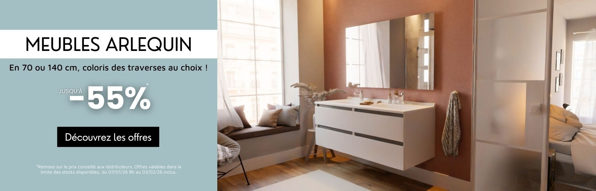 Meuble vasque de salle de bain_Collection Arlequin_du 21/01/26 au 03/02/26