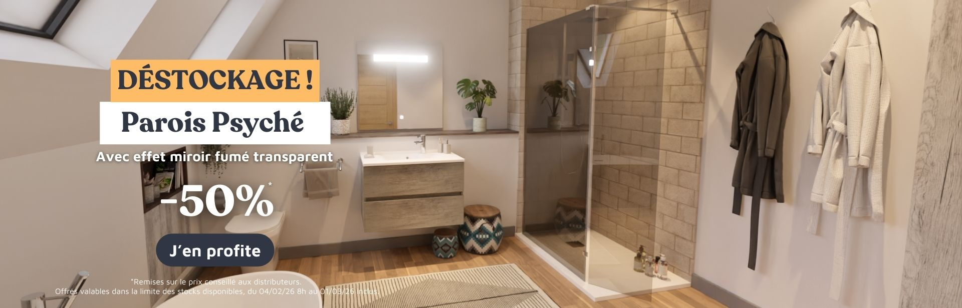 Parois de douche_Collection Psyché_du 04/02 au 16/02